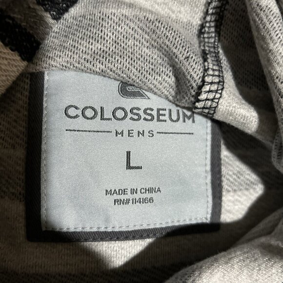 Men's Colosseum Kansas Jayhawks Rasta Pullover Hoodie Large New - Picture 11 of 12